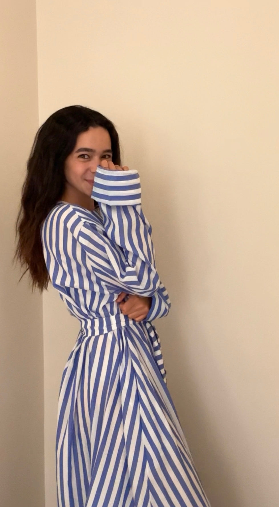 BlueXwhite (Long sleeves)