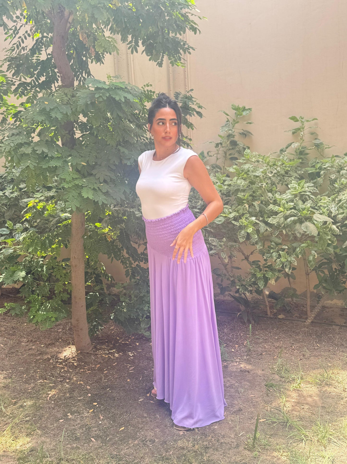 The lilac jasmine skirt