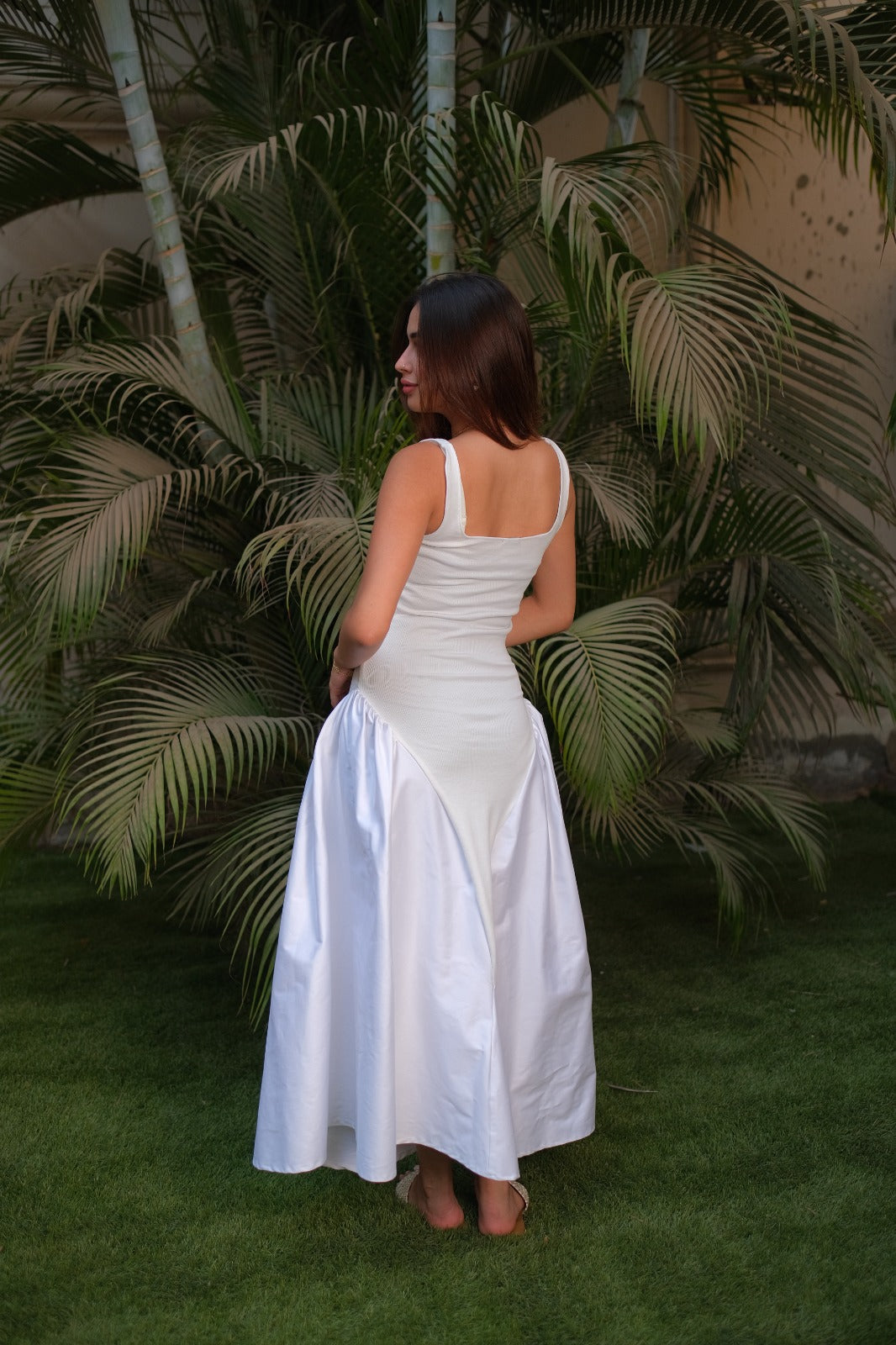 White blossom dress