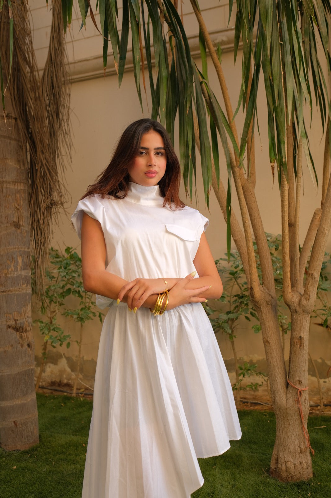 Petal pleats set