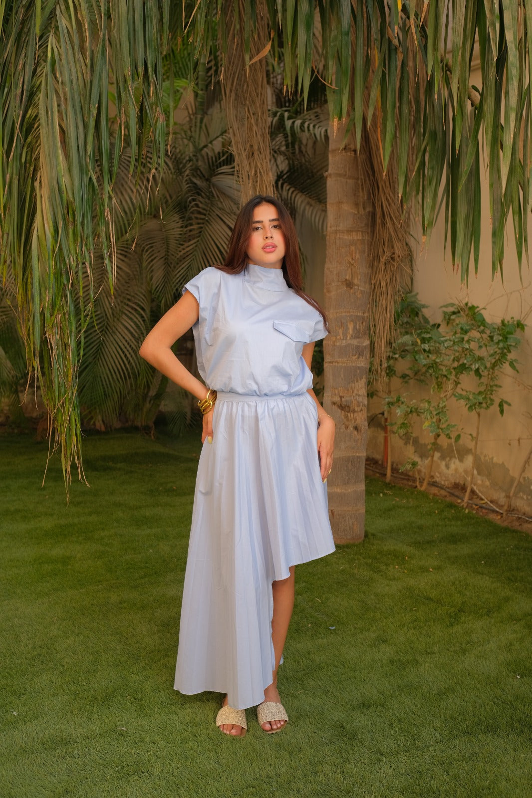 Petal pleats set