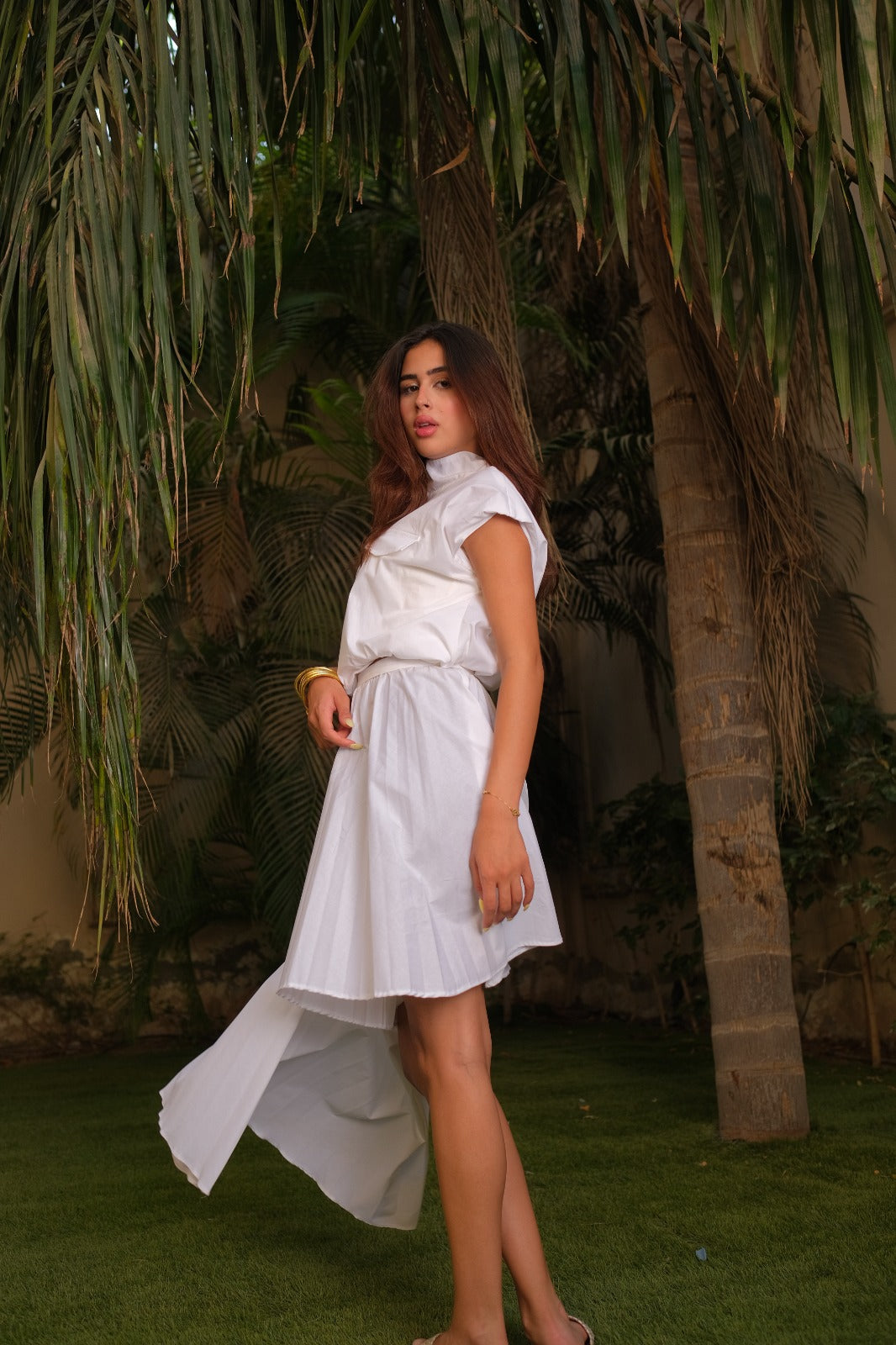 Petal pleats set